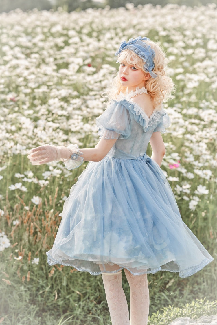 OP♥Ready to Ship♥Planet Butterfly♥Sweet Lolita Dress