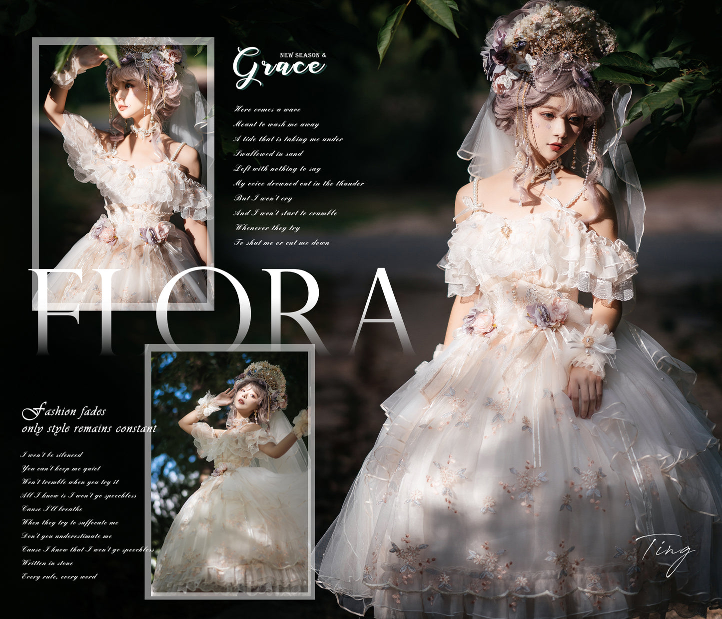 JSK Dress♥Pre-order-2 Months♥ Flower God Flora ♥Hime Lolita Dress