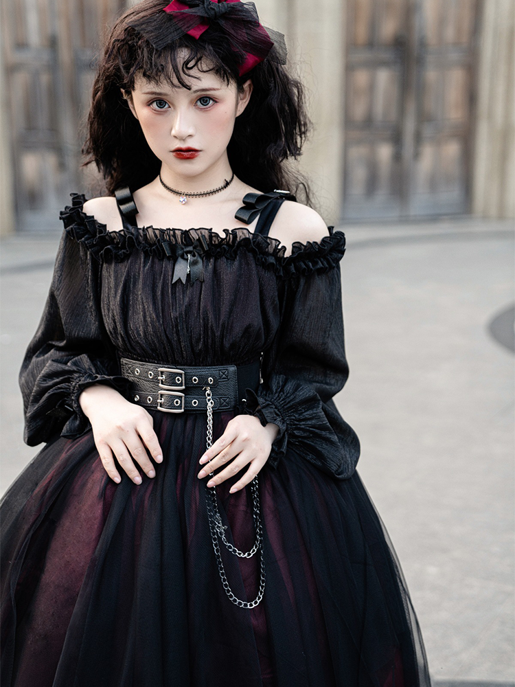 OP ♥Ready to Ship♥Shadow Maiden Killer♥Gothic Lolita Dress