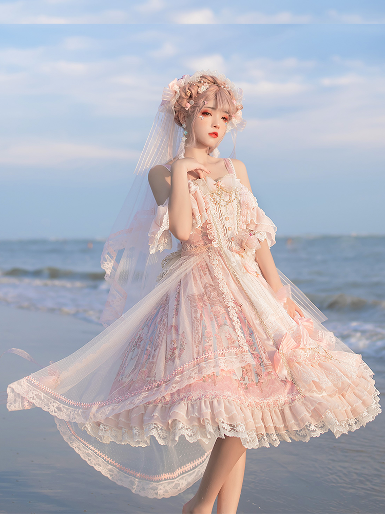 JSK Set ♥Ready to Ship♥Song in the moonlight ♥Hime Lolita Dress