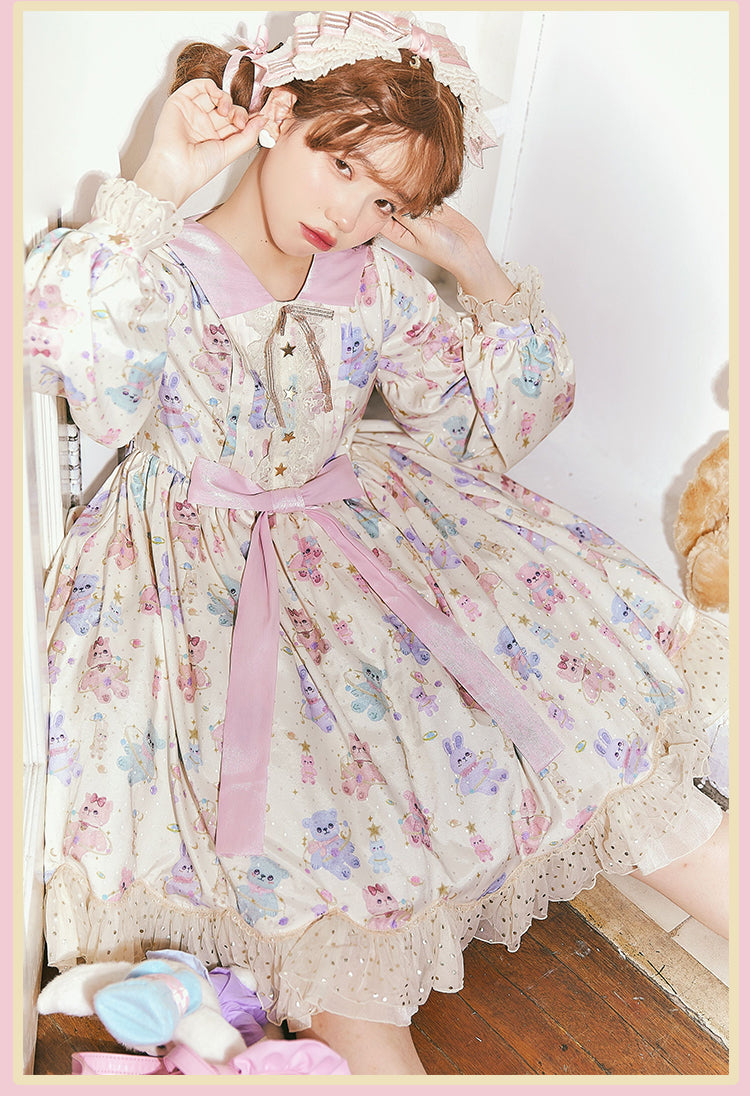 OP Dress♥Ready to Ship♥Starry Puppet♥ Sweet Lolita Dress