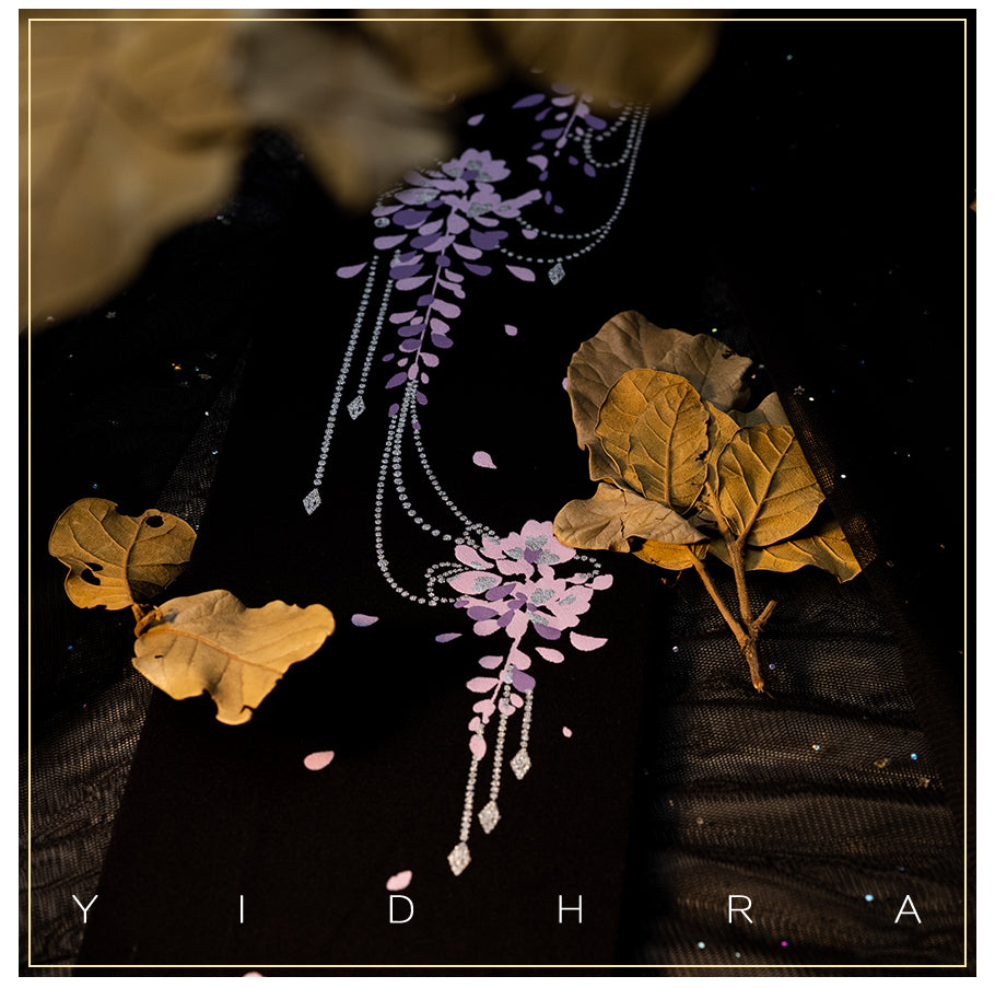 Wisteria Lolita Tights By Yidhra