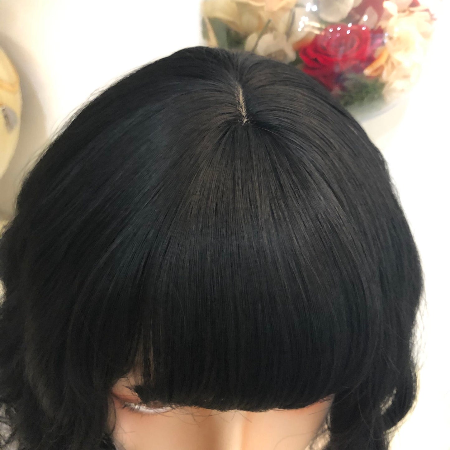 White Short Wig