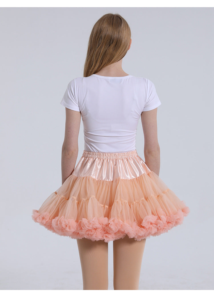 Daily 40cm Length Cloud Colorful Petticoat