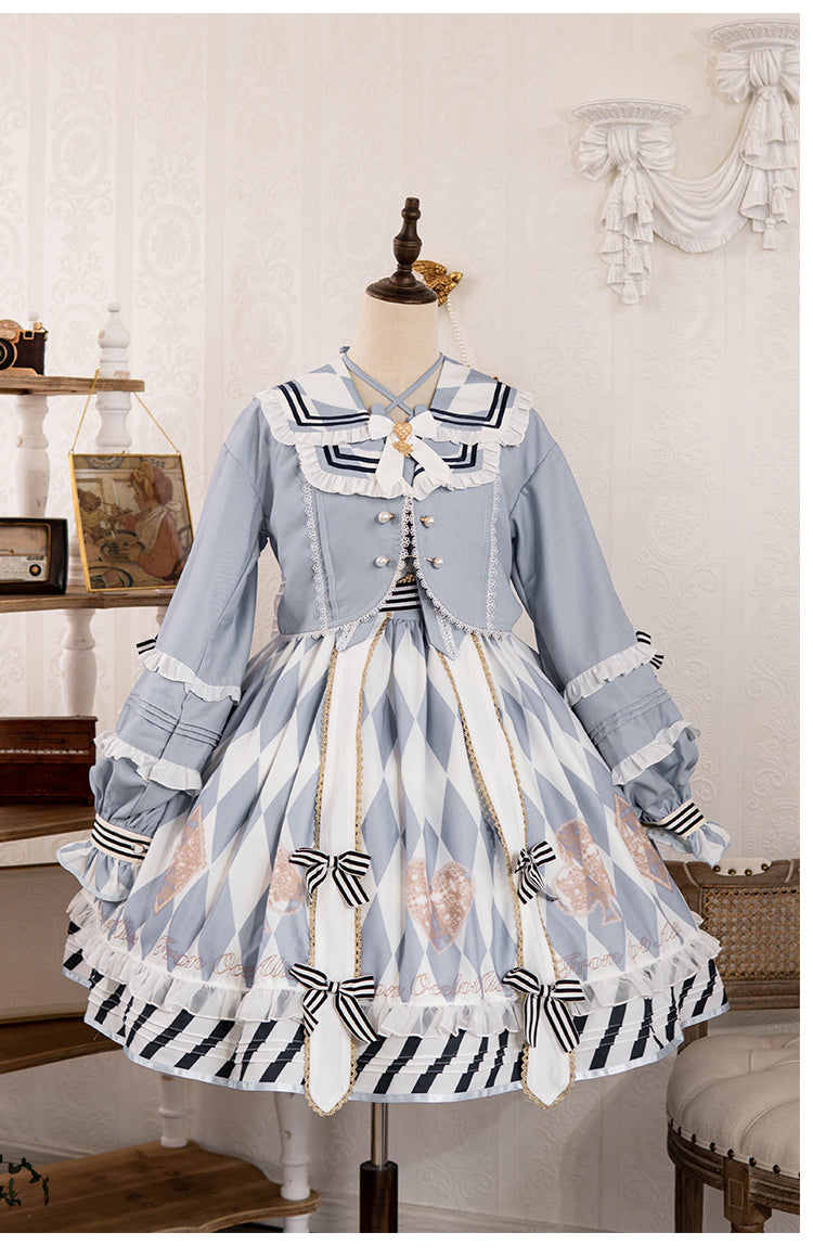 JSK&Coat set♥Ready to Ship♥Sweetheart Alice♥Sweet Lolita Dress