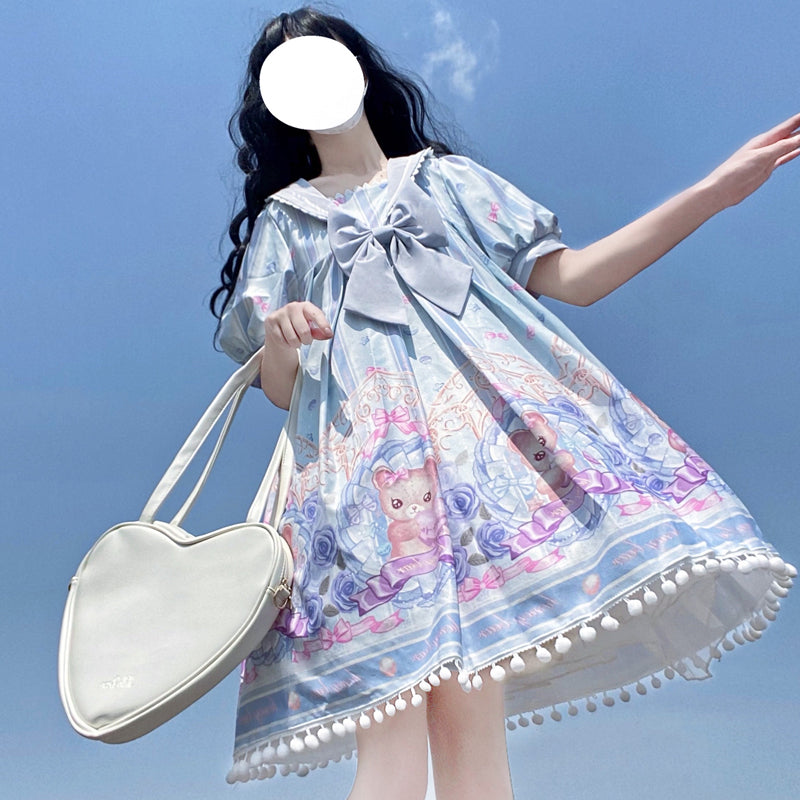 OP Dress♥Ready to Ship♥Sweet Bear Can♥ Sweet Lolita Dress