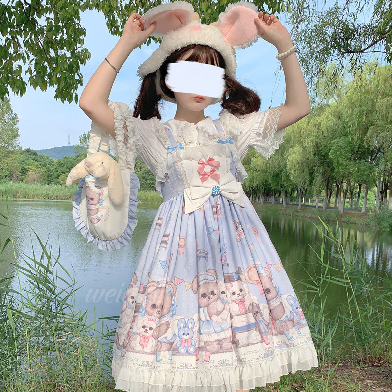 JSK Dress♥Ready to Ship♥Sweet Bear♥ Sweet Lolita Dress