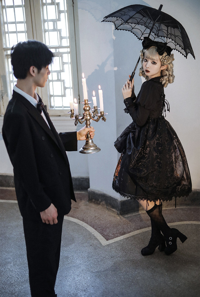 JSK Dress♥Ready to Ship♥ Red Rabbit Witch ♥Gothic Lolita Dress