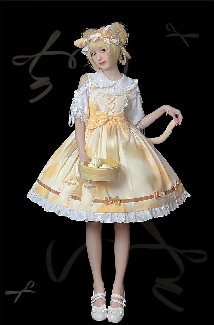 JSK ♥Ready to Ship♥Lazy Kitten♥Sweet Lolita Dress