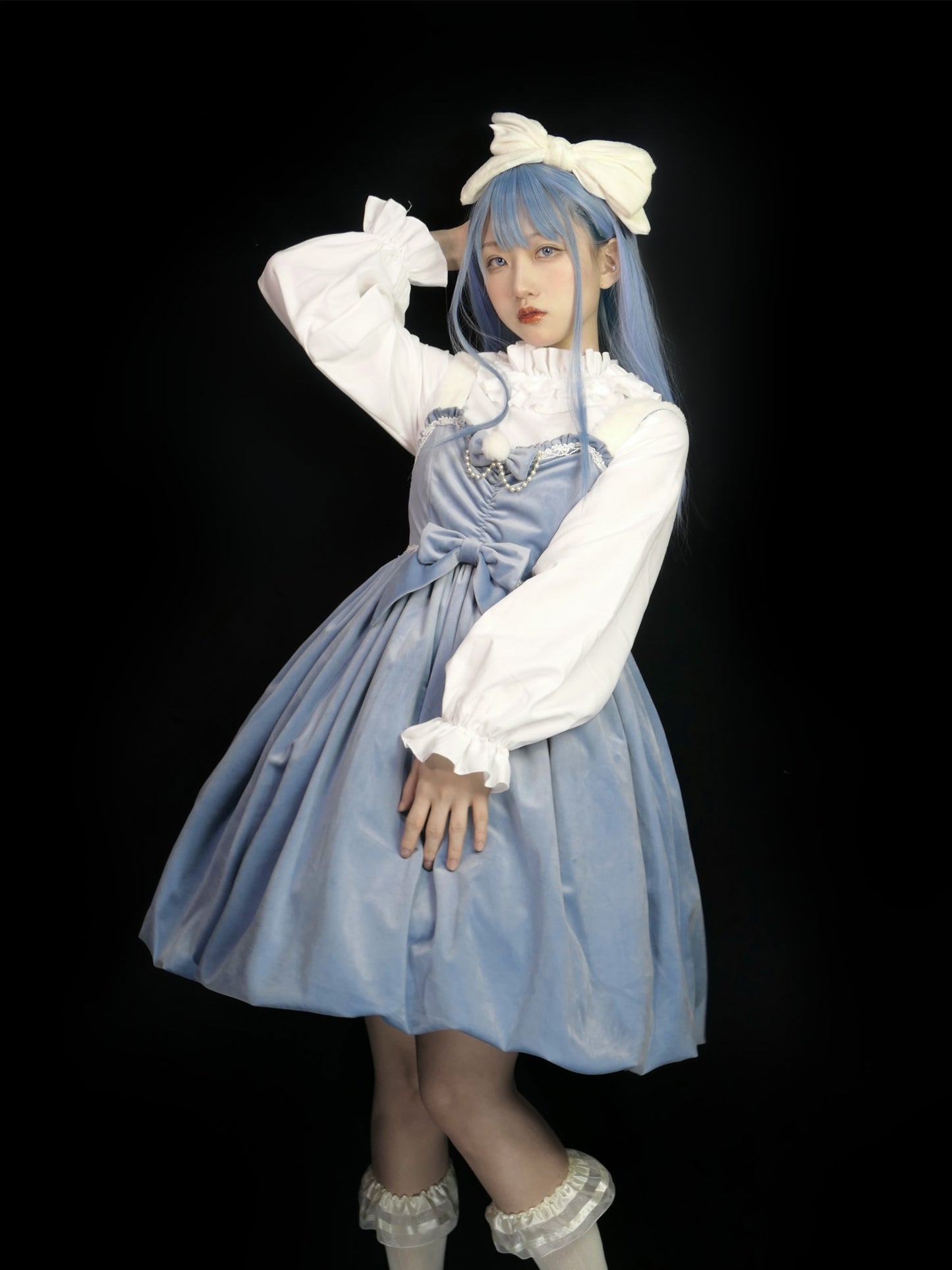 JSK ♥Ready to Ship♥Frosting Pink Sweetheart ♥ Velvet Classic Lolita Dress