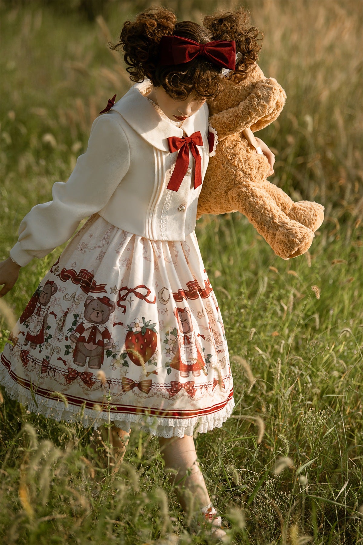 JSK & Coat Set♥ Ready to Ship ♥Winter gift♥Sweet Lolita Dress