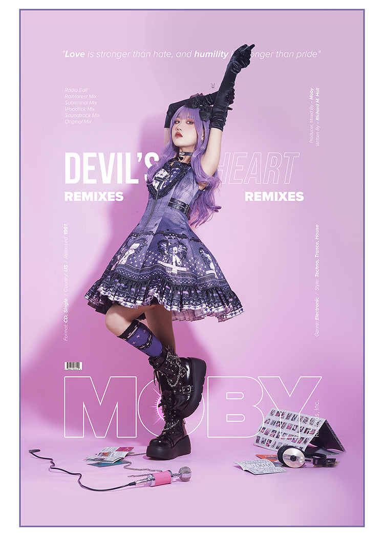 JSK ♥Ready to Ship♥Devil's Heart♥Gothic Lolita Dress