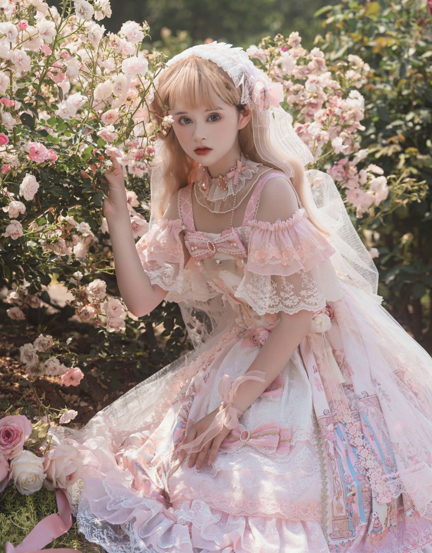 JSK Set ♥Ready to Ship♥Song in the moonlight ♥Hime Lolita Dress