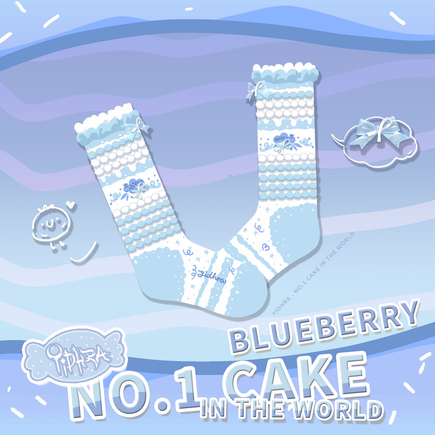 No.1 Cake Intheworld Socks By Yidhra