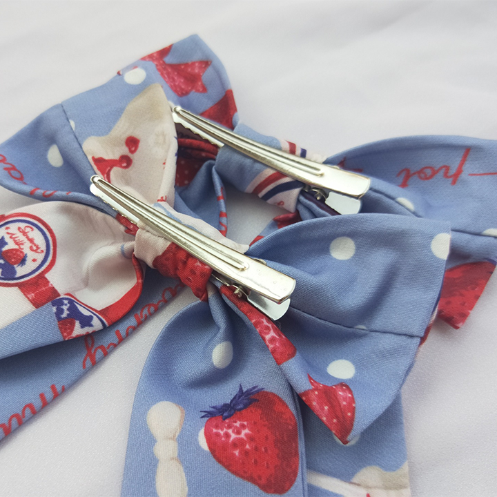 Strawberry Milk Jug Lolita Dress Matching /KC/Hairclips