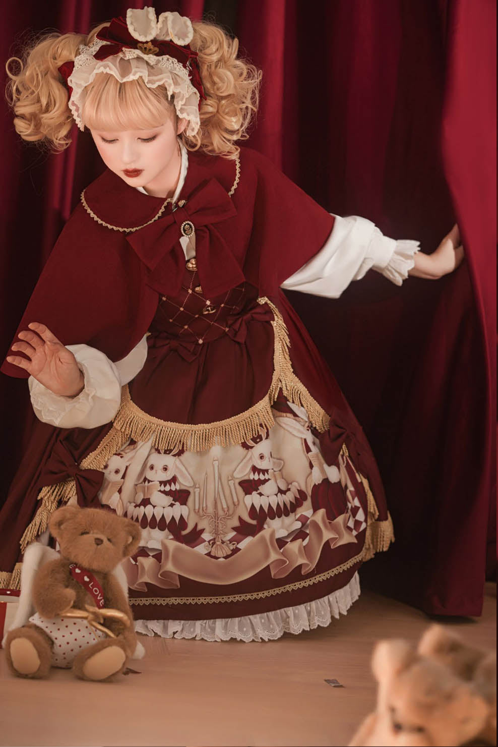 OP♥Ready to Ship♥Bunny Reading Club♥Lolita Dress