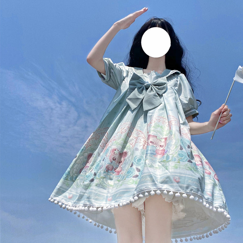 OP Dress♥Ready to Ship♥Sweet Bear Can♥ Sweet Lolita Dress