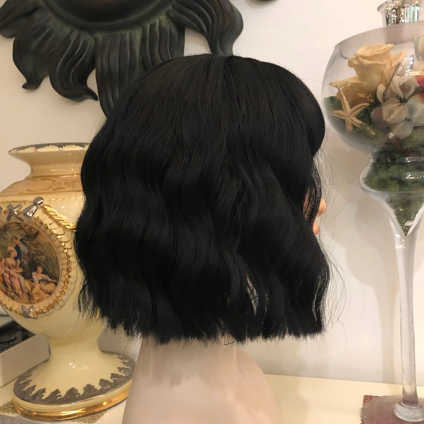 White Short Wig