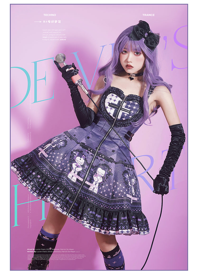 JSK ♥Ready to Ship♥Devil's Heart♥Gothic Lolita Dress