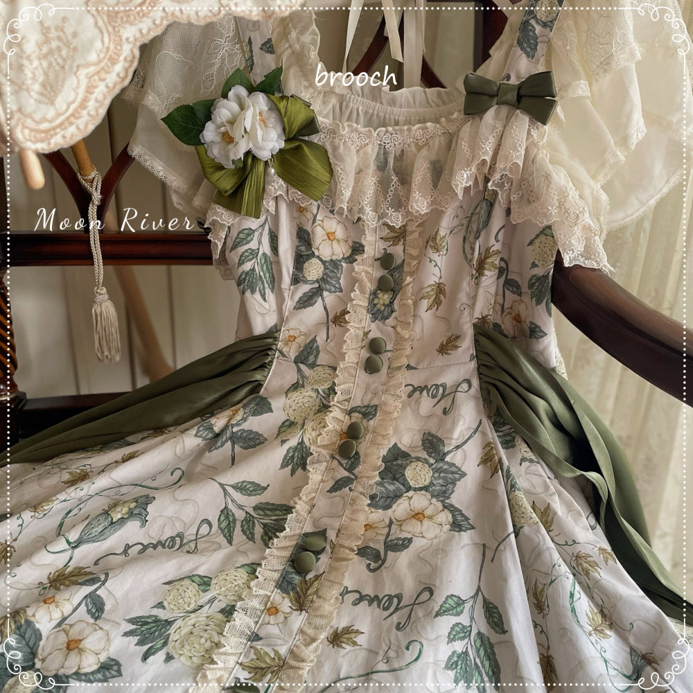 JSK Dress ♥Pre-order 3 months♥ Camellia ♥ Romantic Lolita Dress