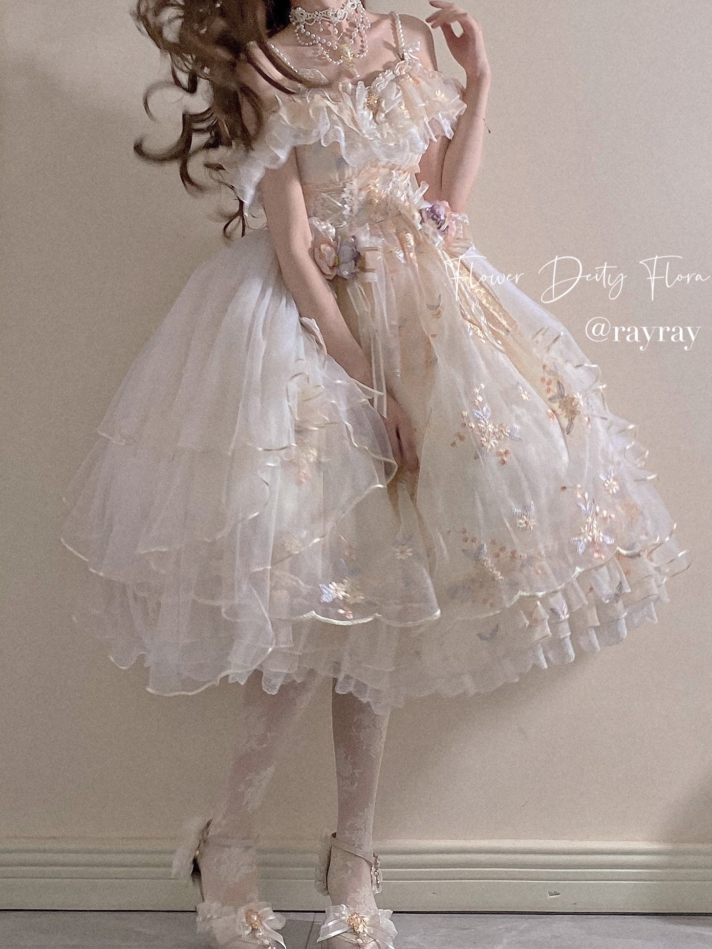 JSK Dress♥Pre-order-2 Months♥ Flower God Flora ♥Hime Lolita Dress
