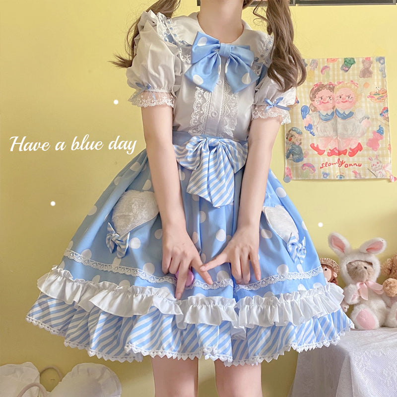 JSK Dress♥Ready to Ship♥Miss Dot ♥ Sweet Lolita Dress