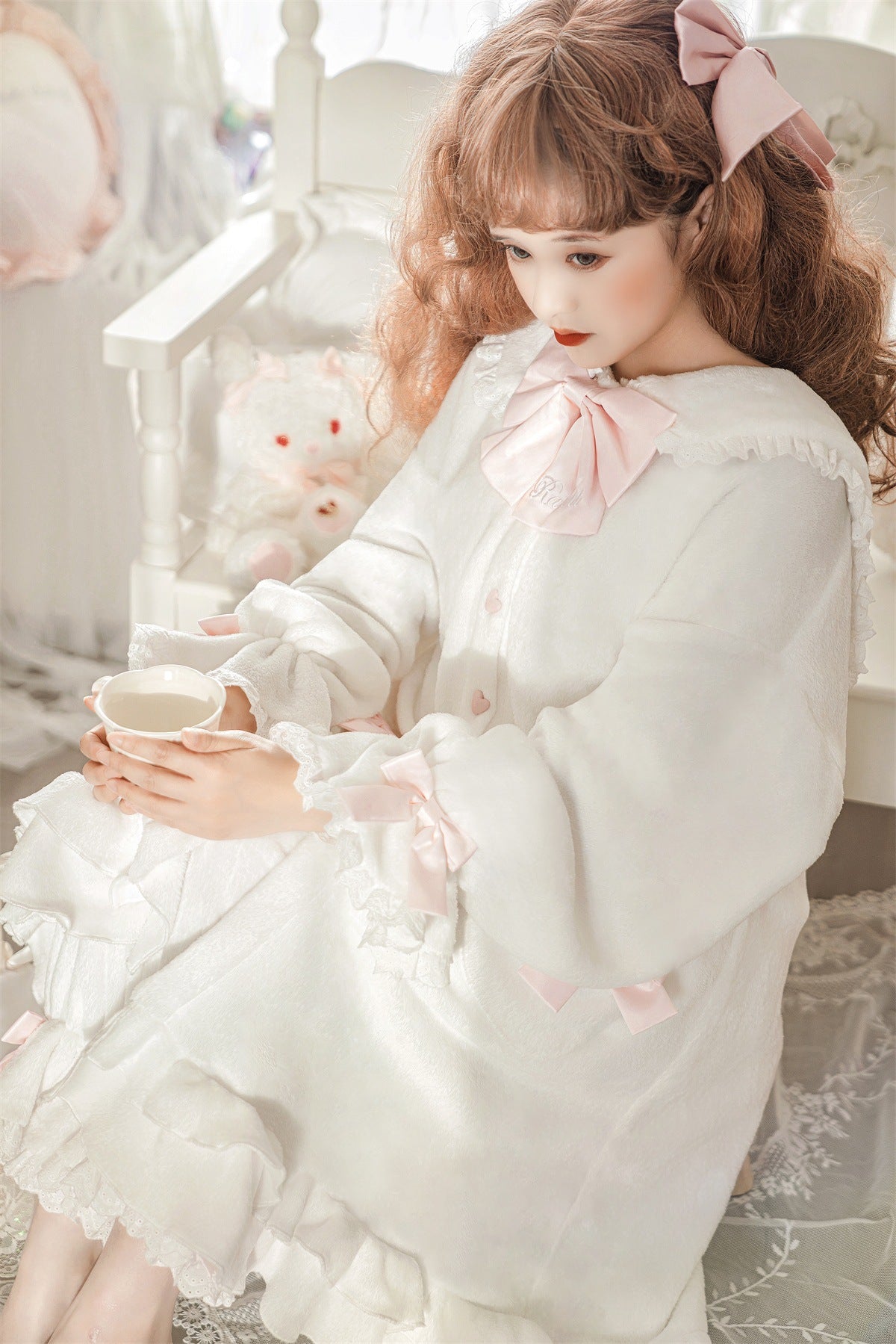 Pyjamas♥Ready to Ship♥Mianmian Rabbit♥Sweet Lolita Sleepwear & Lounge Wear
