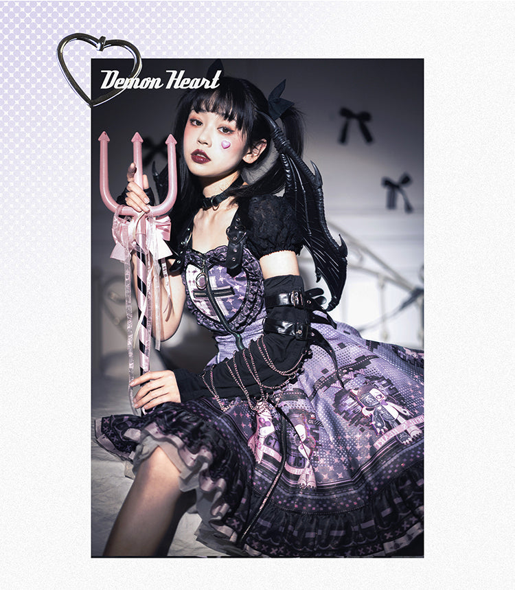 JSK ♥Ready to Ship♥Devil's Heart♥Gothic Lolita Dress