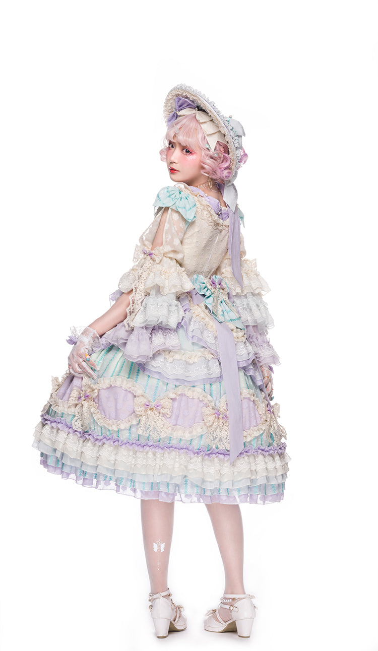 OP Dress ♥Ready to Ship♥Rainbow Bubble ♥Romantic Lolita Dress