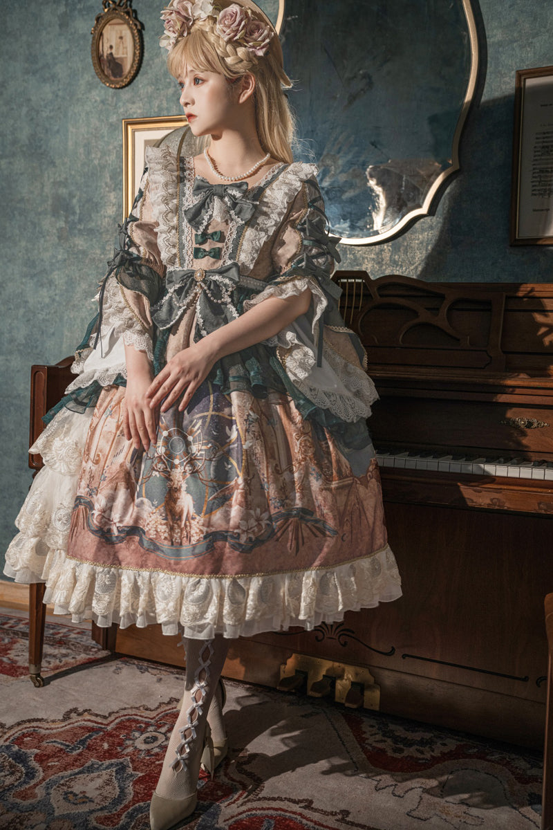 OP ♥Ready to Ship♥Deer God Carols♥Lolita Dress