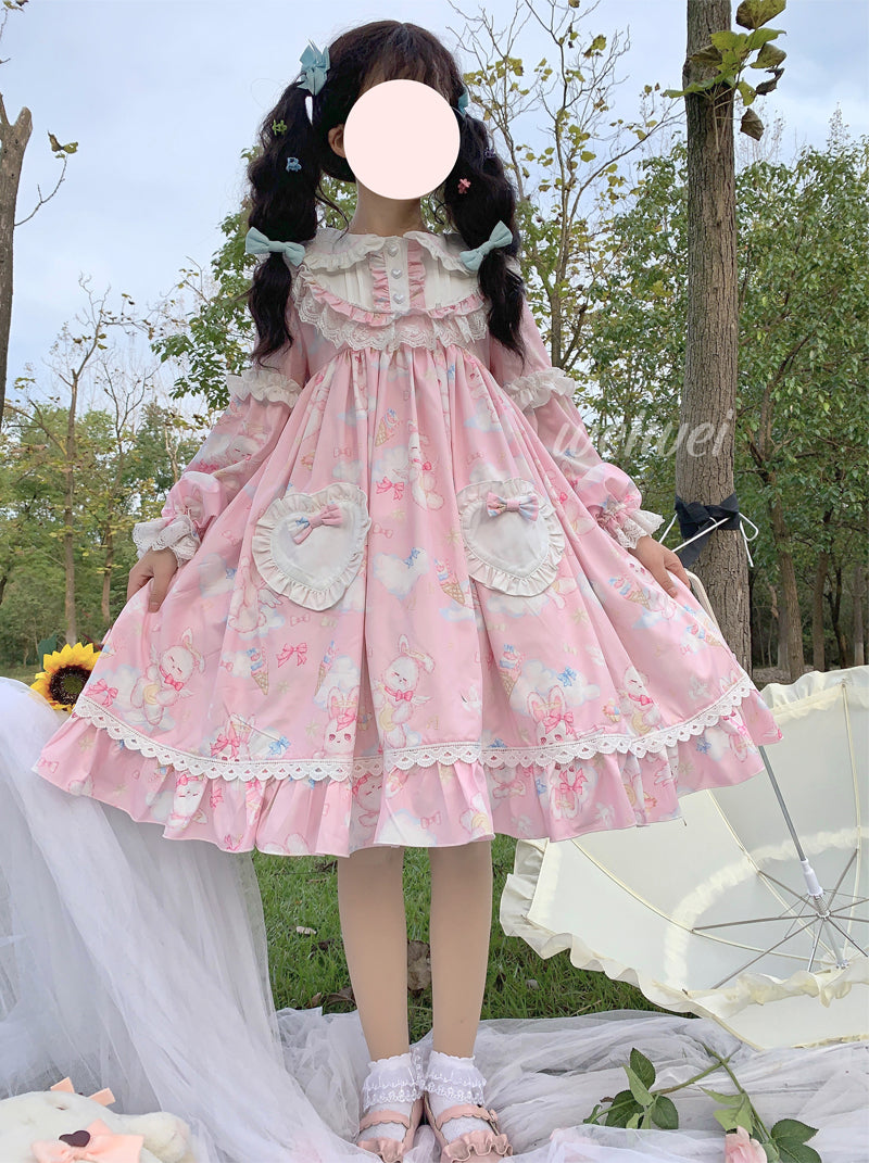 OP Dress♥Ready to Ship♥Cute Rabbit♥ Sweet Lolita Dress