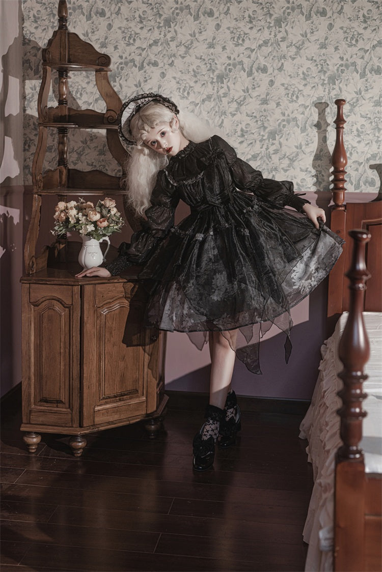 JSK♥Ready to ship♥Dead Leaves♥ Gothic Lolita Dress