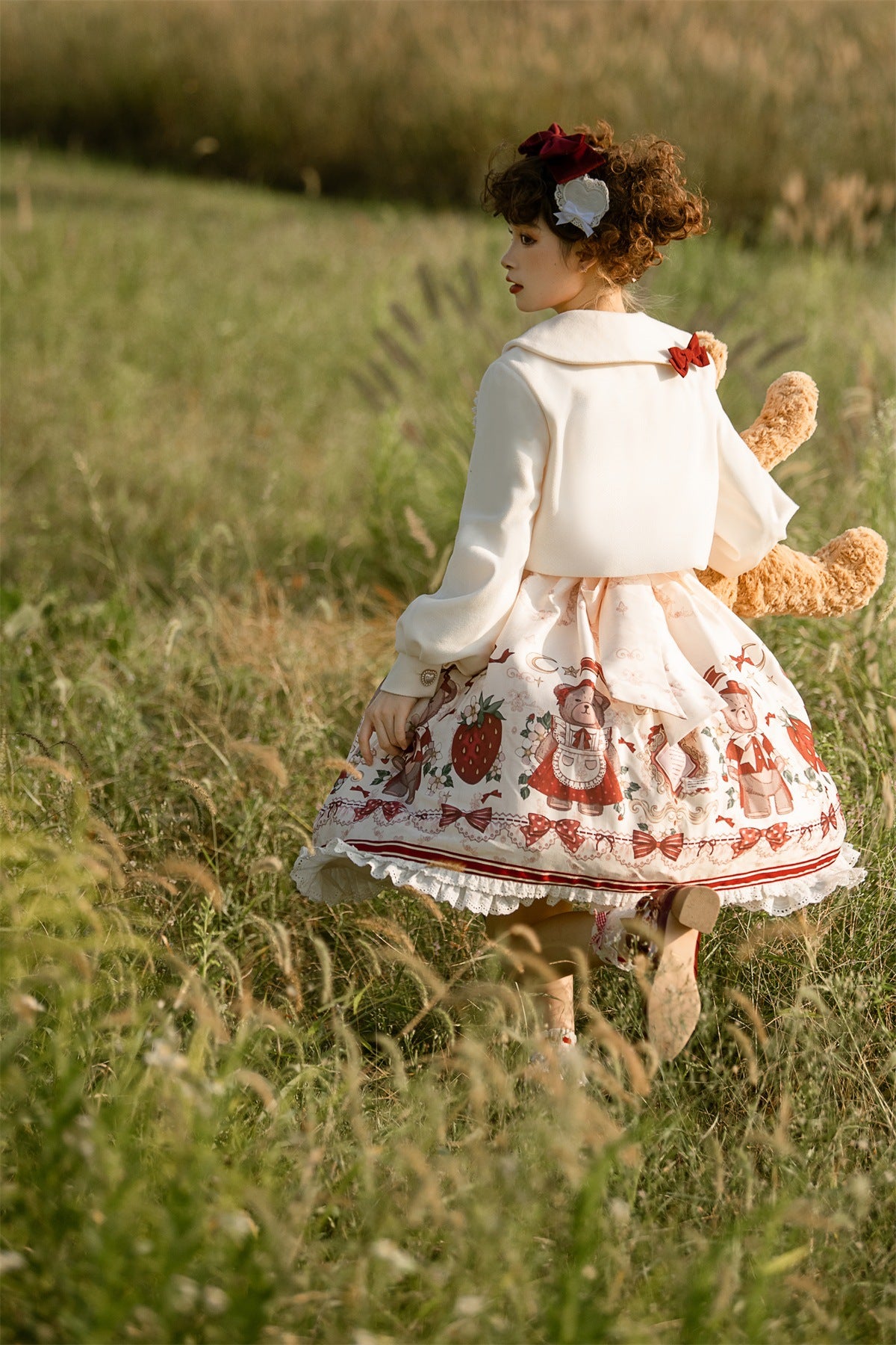 JSK & Coat Set♥ Ready to Ship ♥Winter gift♥Sweet Lolita Dress