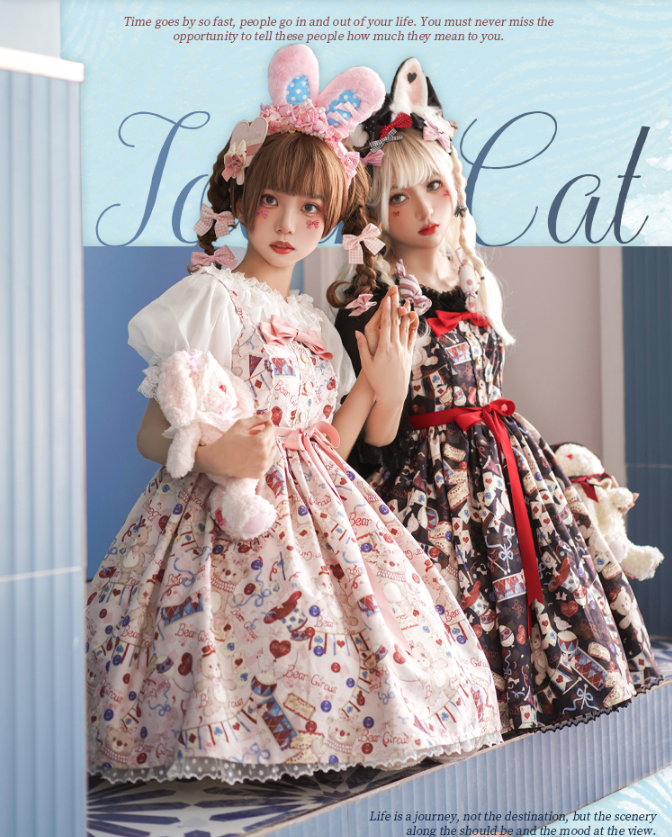 JSK♥Ready to Ship♥Bear Circus♥Sweet Lolita Dress