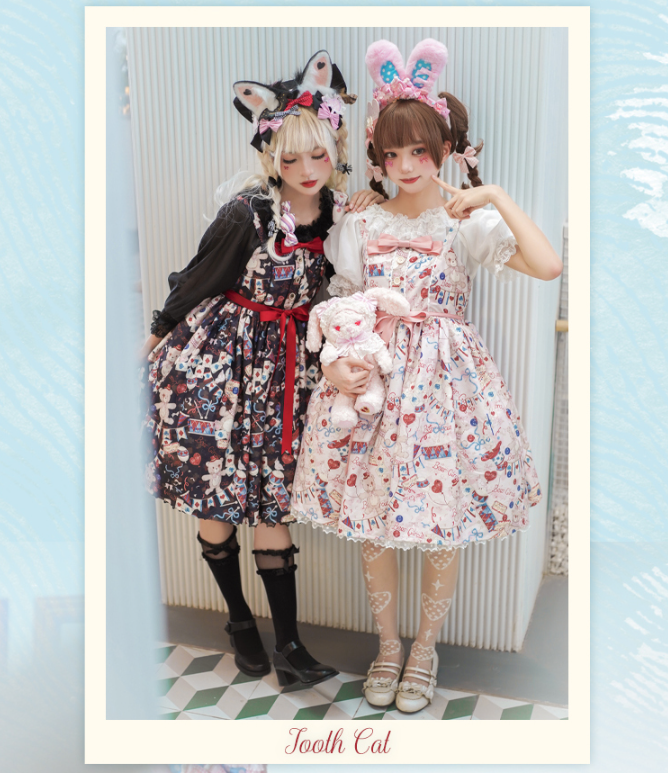 JSK♥Ready to Ship♥Bear Circus♥Sweet Lolita Dress