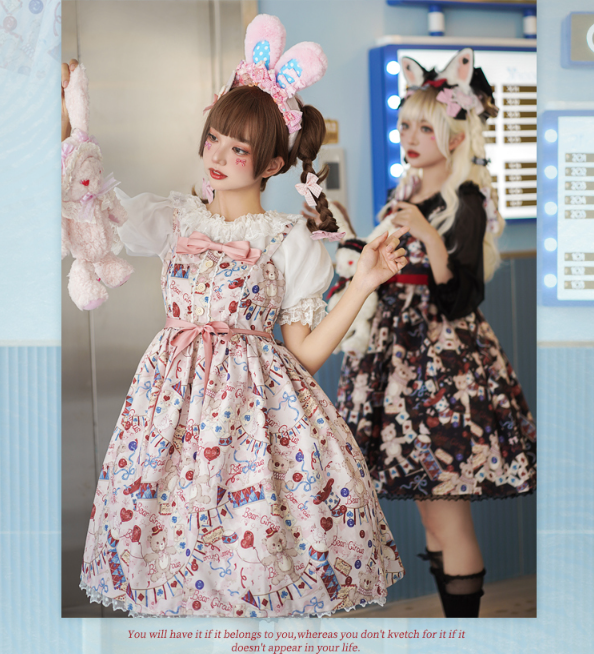 JSK♥Ready to Ship♥Bear Circus♥Sweet Lolita Dress
