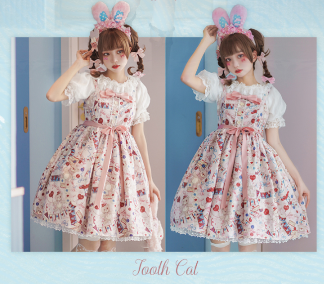 JSK♥Ready to Ship♥Bear Circus♥Sweet Lolita Dress