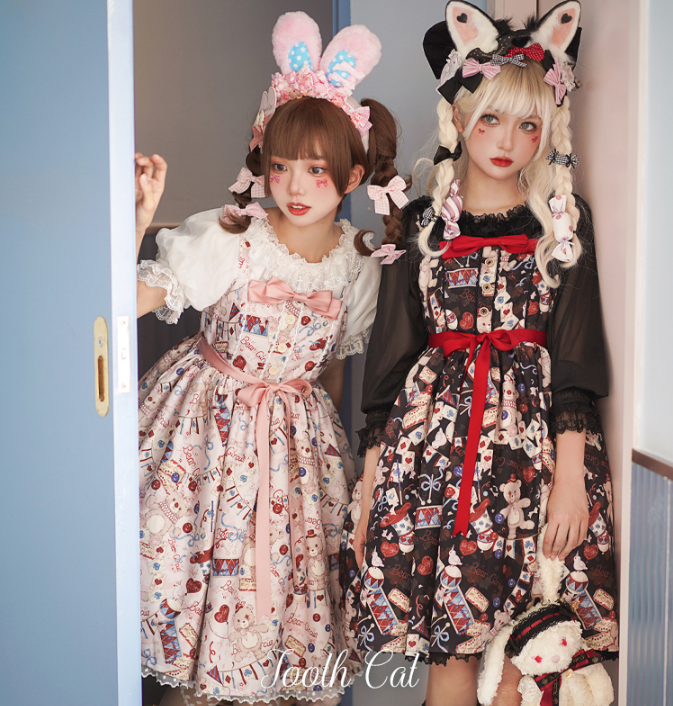JSK♥Ready to Ship♥Bear Circus♥Sweet Lolita Dress