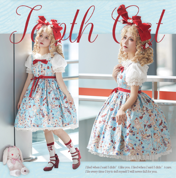 JSK♥Ready to Ship♥Bear Circus♥Sweet Lolita Dress