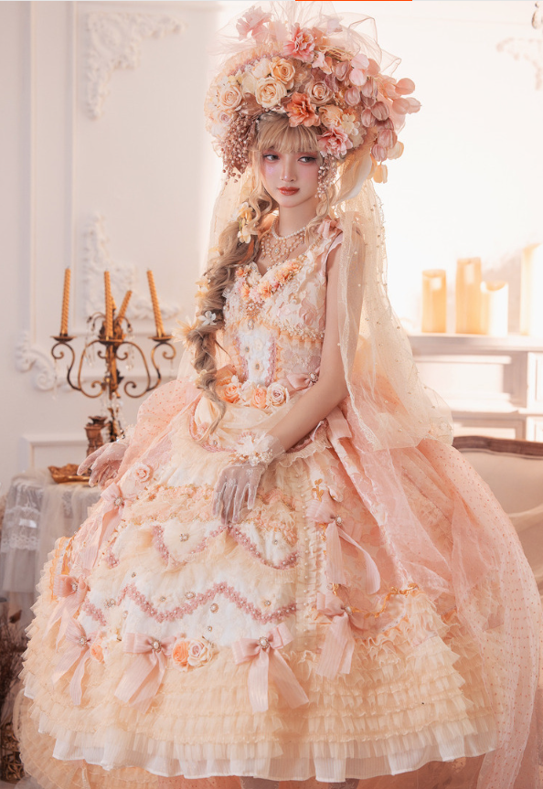 JSK ♥Ready to Ship♥Gilt Gemstones♥Hime Lolita Dress