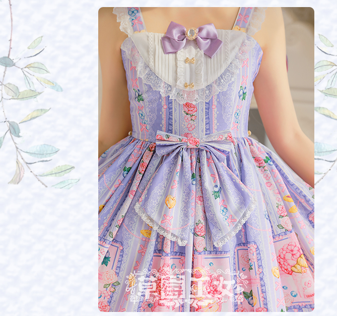 JSK♥Ready to Ship♥Blueberry Princess♥Sweet Lolita Dress