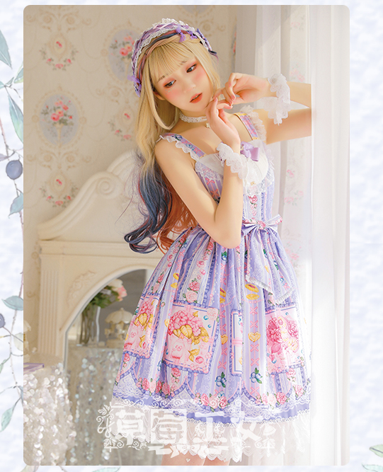 JSK♥Ready to Ship♥Blueberry Princess♥Sweet Lolita Dress