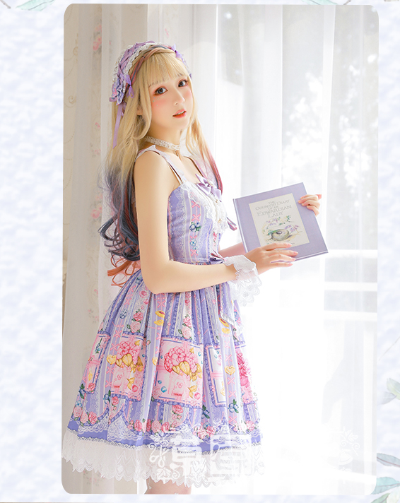 JSK♥Ready to Ship♥Blueberry Princess♥Sweet Lolita Dress