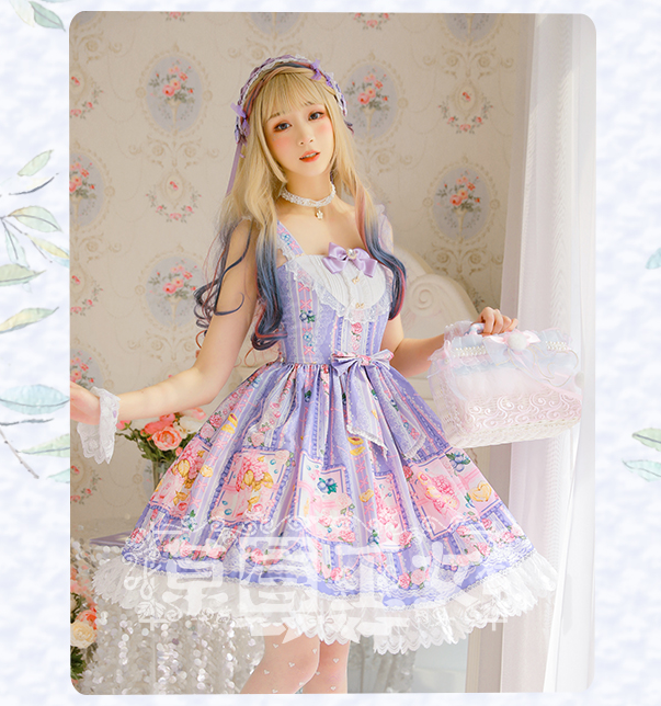 JSK♥Ready to Ship♥Blueberry Princess♥Sweet Lolita Dress