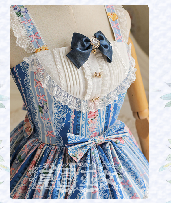 JSK♥Ready to Ship♥Blueberry Princess♥Sweet Lolita Dress