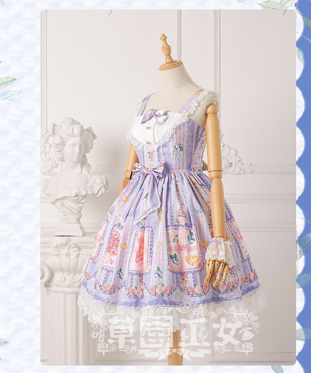 JSK♥Ready to Ship♥Blueberry Princess♥Sweet Lolita Dress