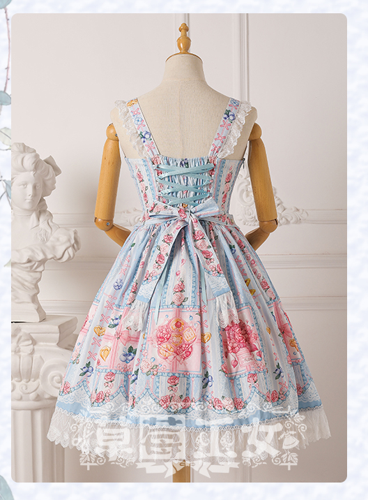 JSK♥Ready to Ship♥Blueberry Princess♥Sweet Lolita Dress