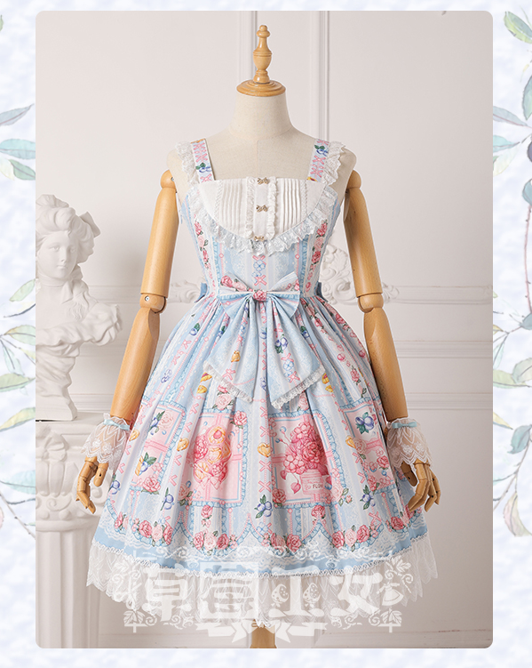 JSK♥Ready to Ship♥Blueberry Princess♥Sweet Lolita Dress