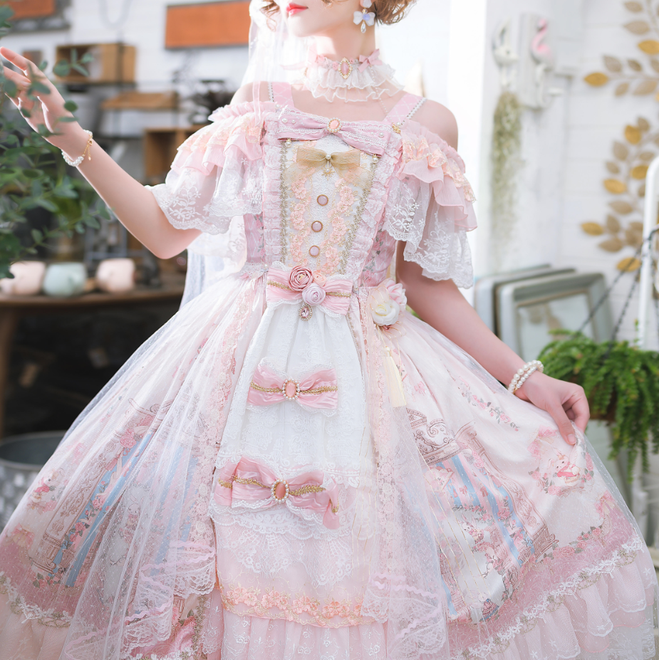 JSK Set ♥Ready to Ship♥Song in the moonlight ♥Hime Lolita Dress