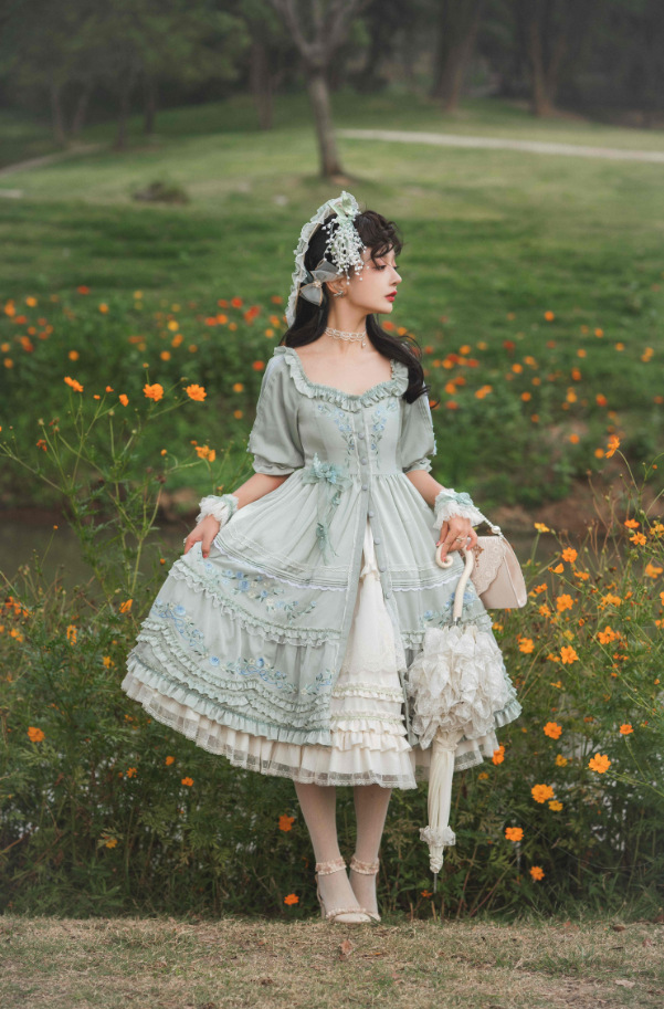 OP Set ♥Ready to Ship♥Former Days Souvenirs♥Hime Lolita Dress